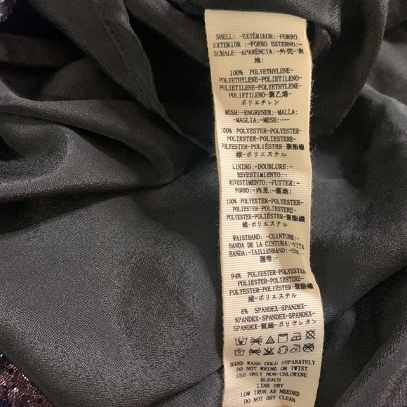 Free People New With Tags Lavender Sequins Black Velvet Mini Backless Dress - Picture 8 of 12
